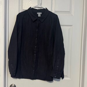 Catherines Gray Polyester Top